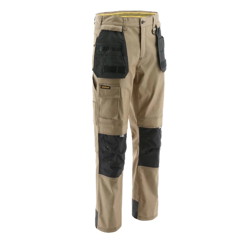 CAT Men's H2O defender work pants in sand